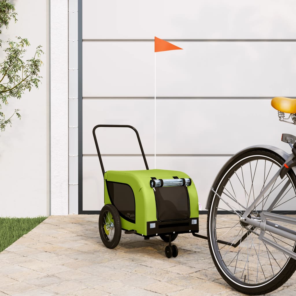 Remorque De Vélo Pour Animaux De Compagnie Et Noir