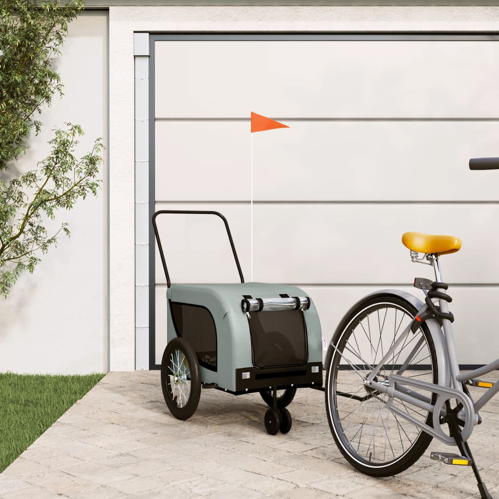 Remorque De Vélo Pour Animaux De Compagnie Et Noir