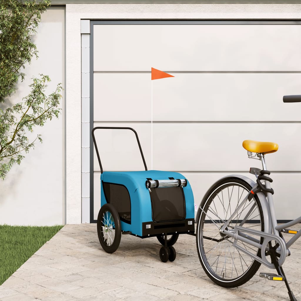Remorque De Vélo Pour Animaux De Compagnie Et Noir