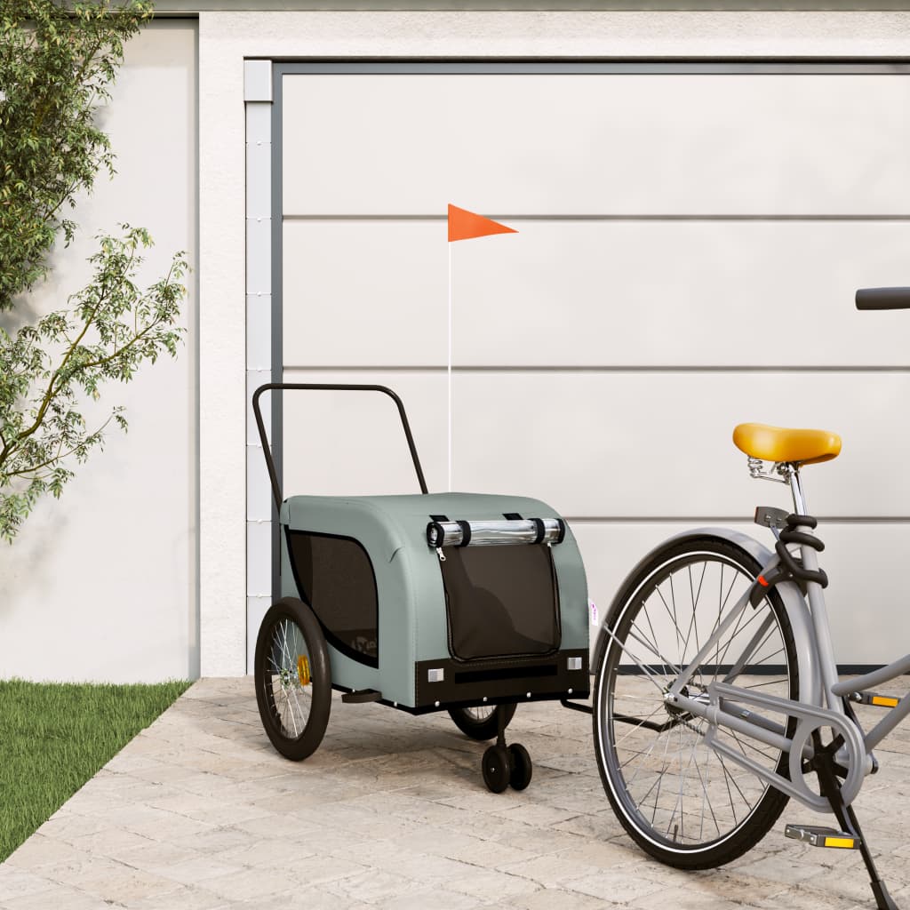 Remorque De Vélo Pour Animaux De Compagnie Et Noir