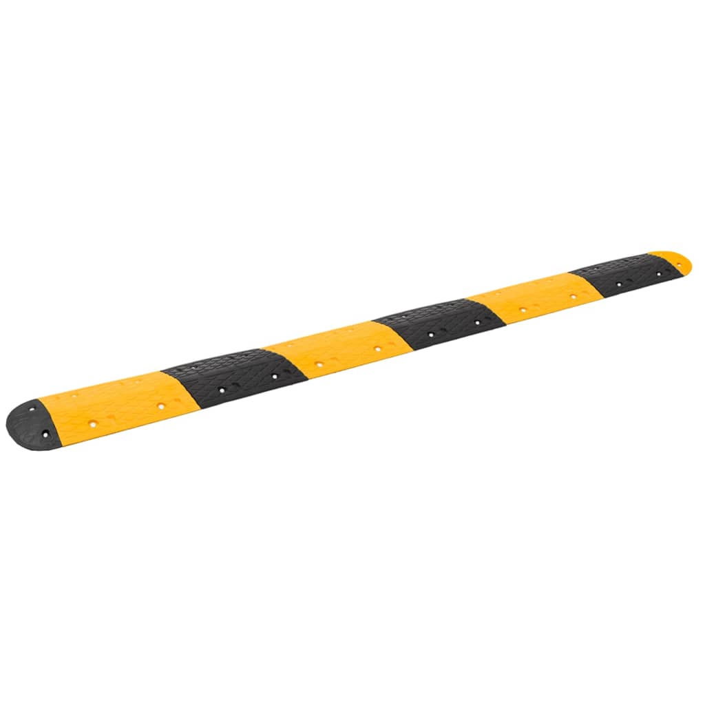 Ralentisseur Jaune Et Noir 517X32,5X4 Cm Caoutchouc