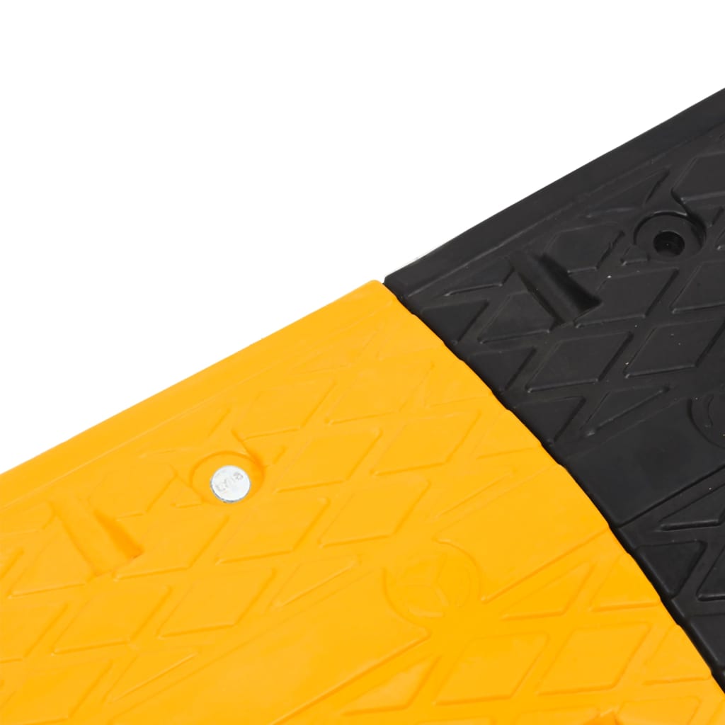 Ralentisseur Jaune Et Noir 517X32,5X4 Cm Caoutchouc