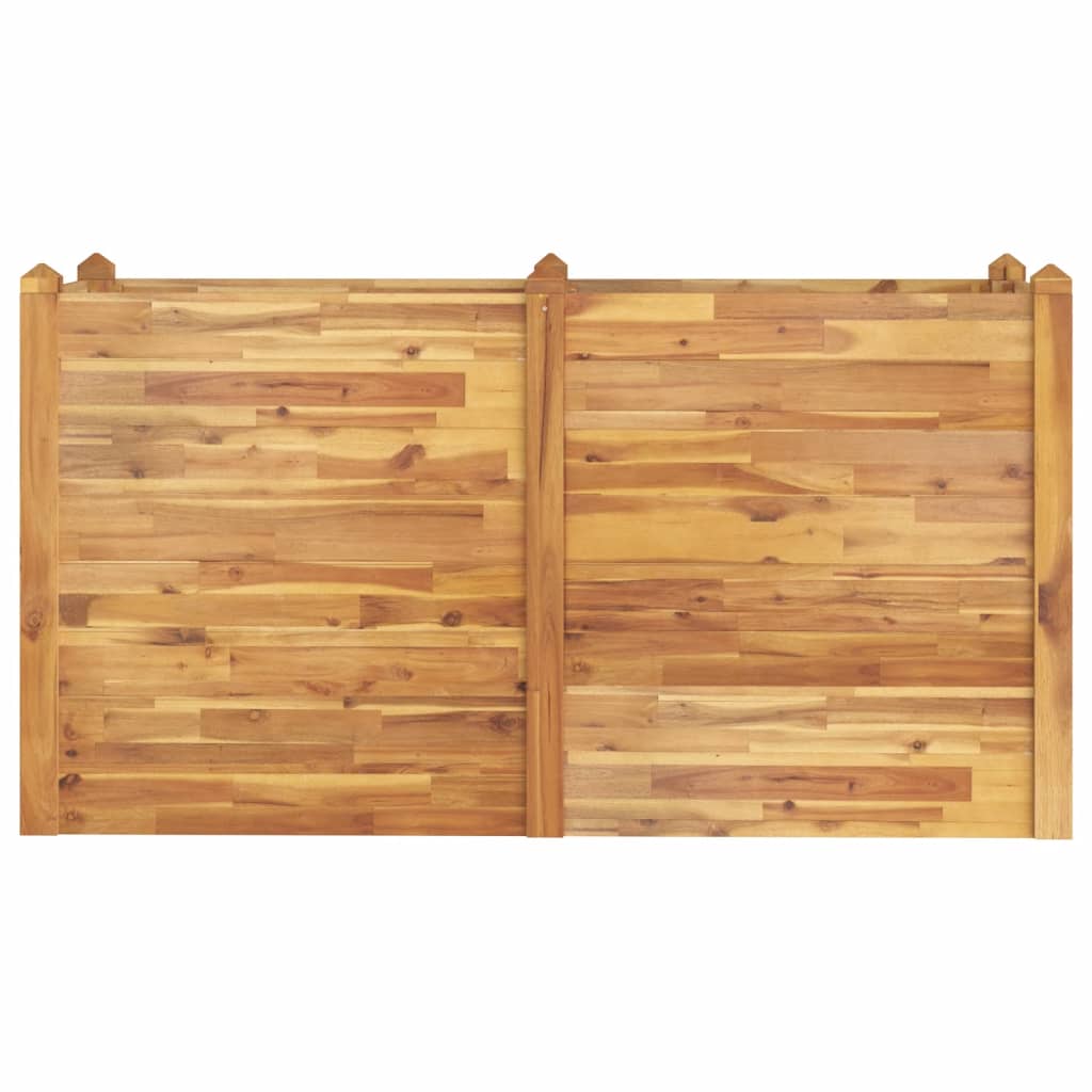 Lit Surélevé De Jardin 160X60X84 Cm Bois Massif D'acacia