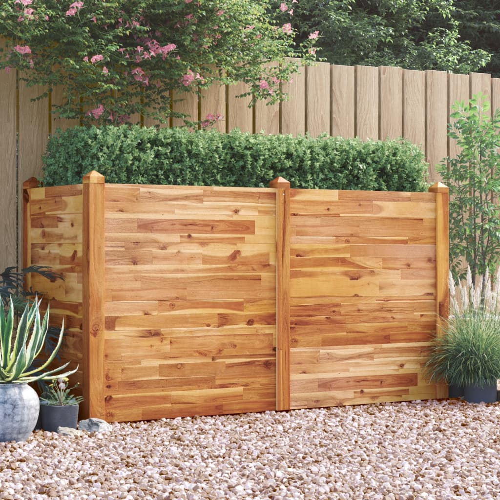 Lit Surélevé De Jardin 160X60X84 Cm Bois Massif D'acacia