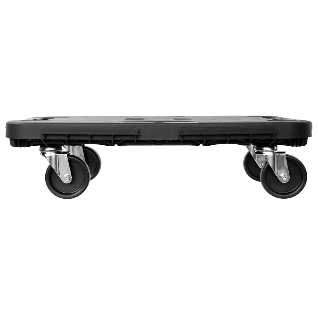 Chariots De Transport 5 Pcs Noir Polypropylène 300 Kg