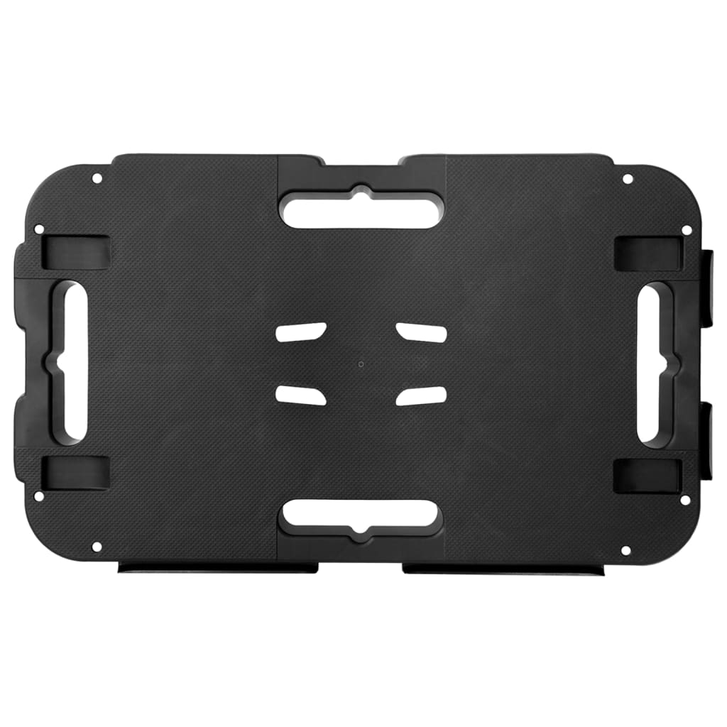 Chariots De Transport 5 Pcs Noir Polypropylène 300 Kg