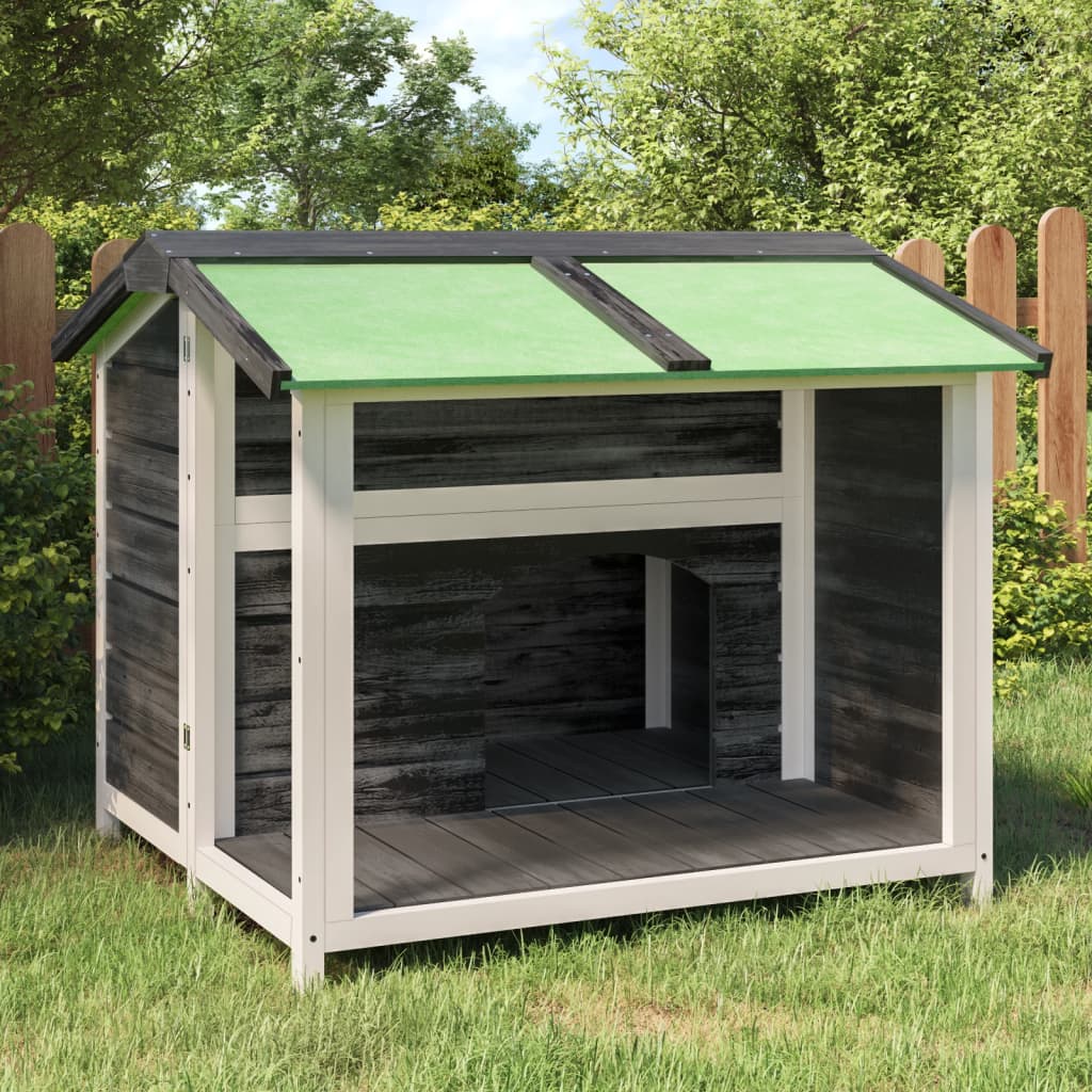 Chenil 96X87X80,5 Cm Bois De Pin Solide