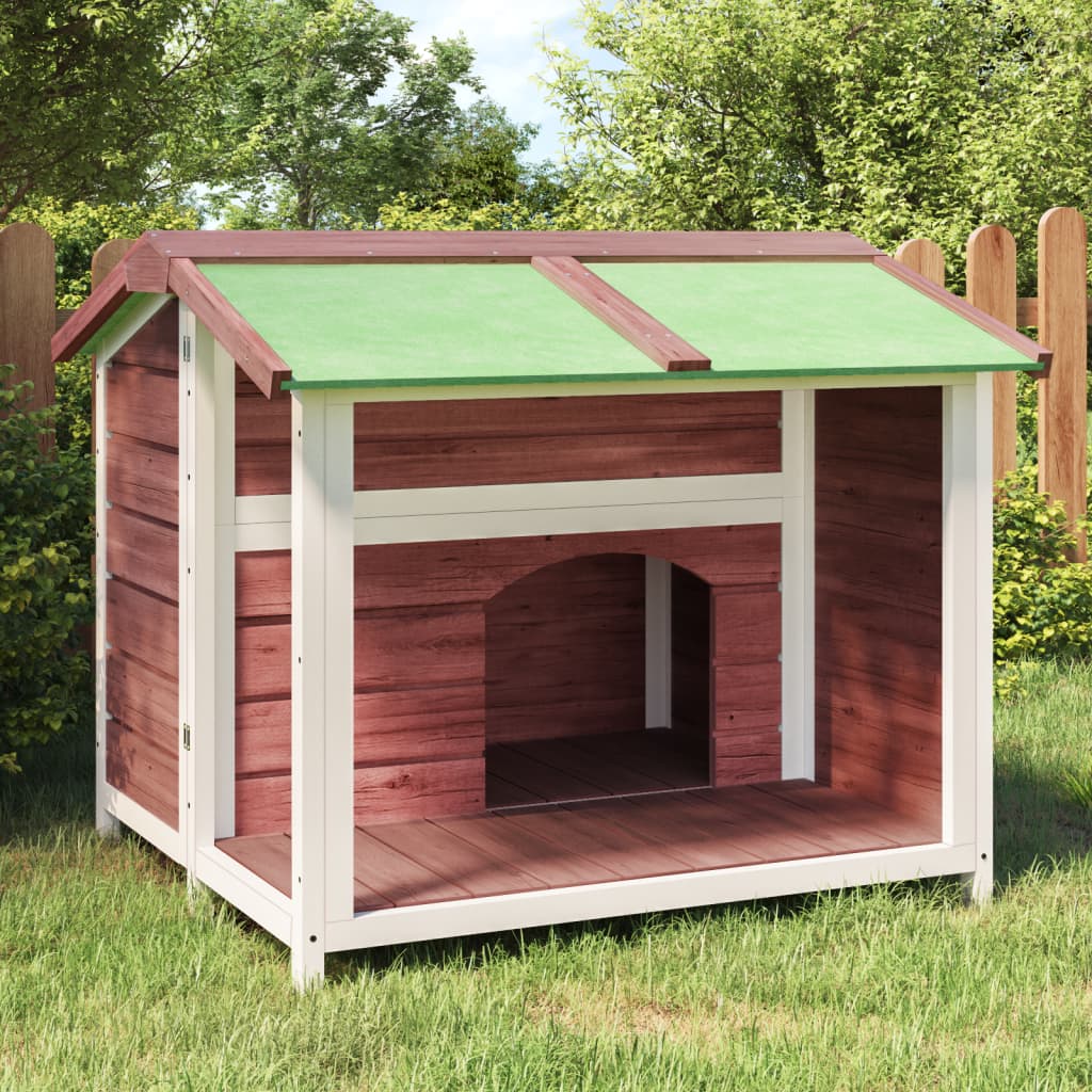 Chenil 96X87X80,5 Cm Bois De Pin Solide