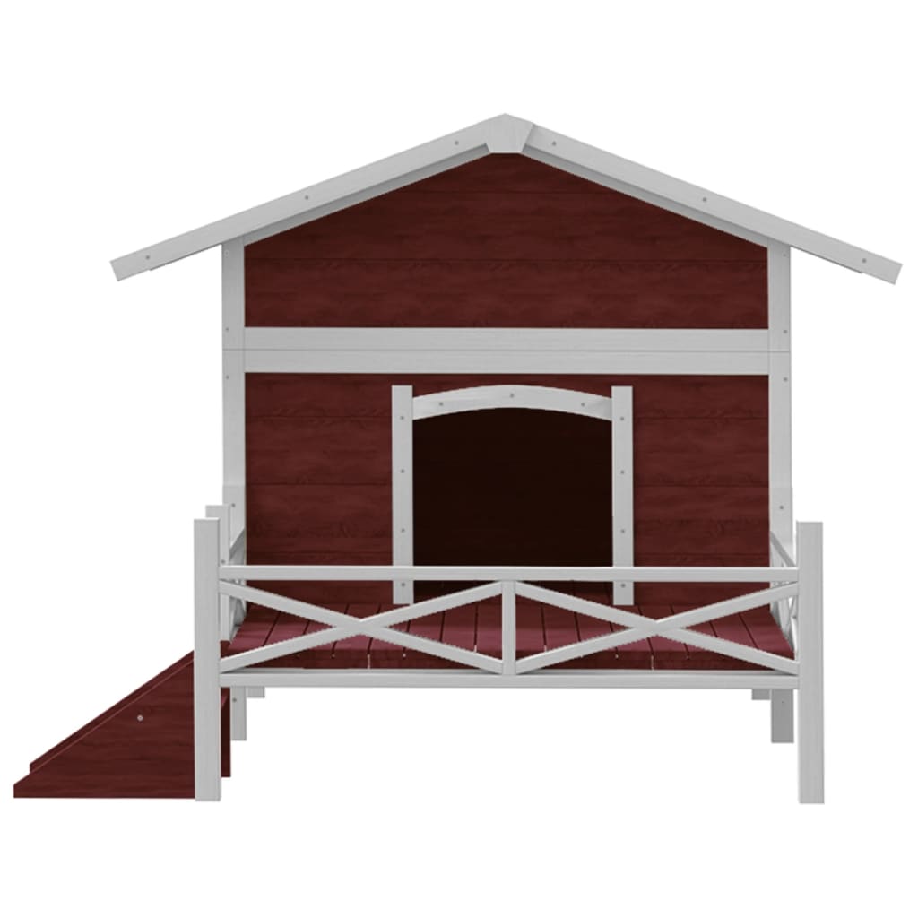 Chenil Moka 159X120X88,5 Cm Bois De Pin Solide