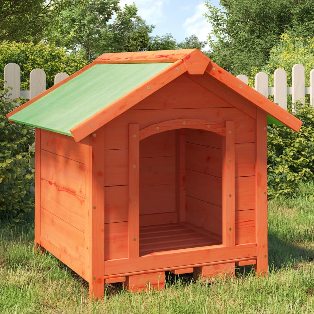 Chenil Moka 65X65X61,5 Cm Bois De Pin Solide