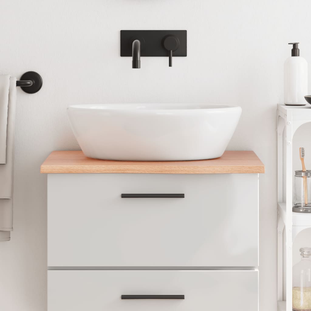 Comptoir De Salle De Bain Bois Massif Non Traité