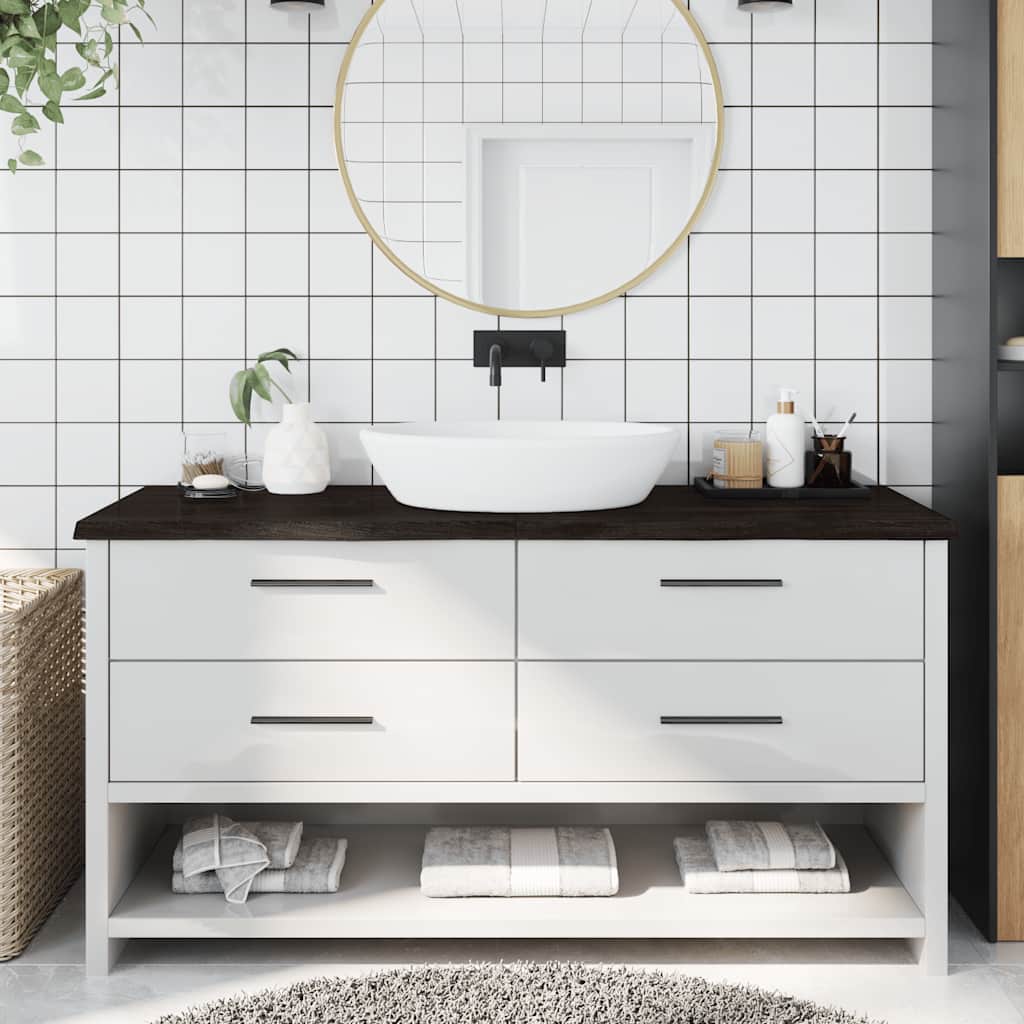 Comptoir De Salle De Bain Bois Massif Non Traité