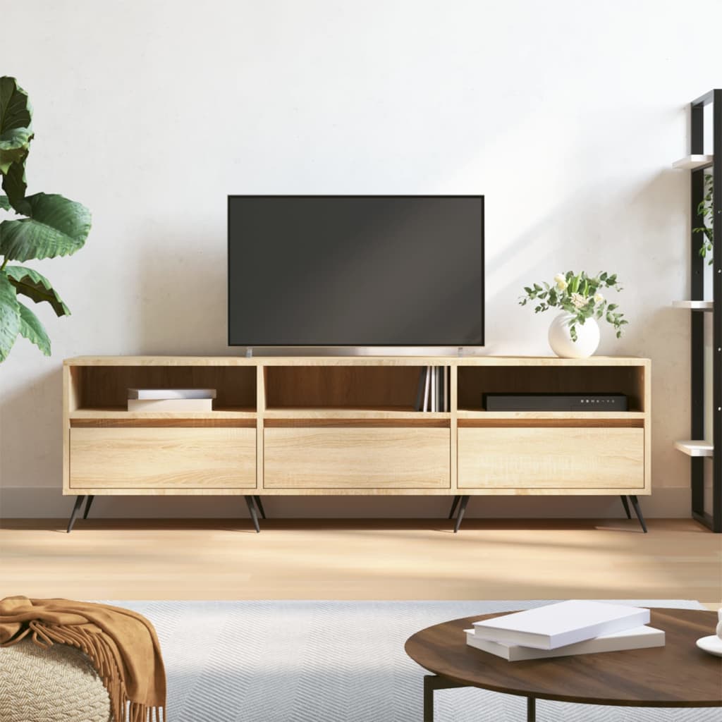 Meuble Tv 150X30X44,5 Cm Bois D'ingénierie
