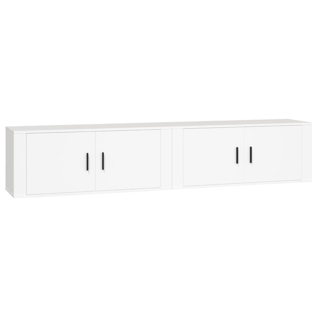 Meubles Tv Muraux 2 Pcs 100X34,5X40 Cm