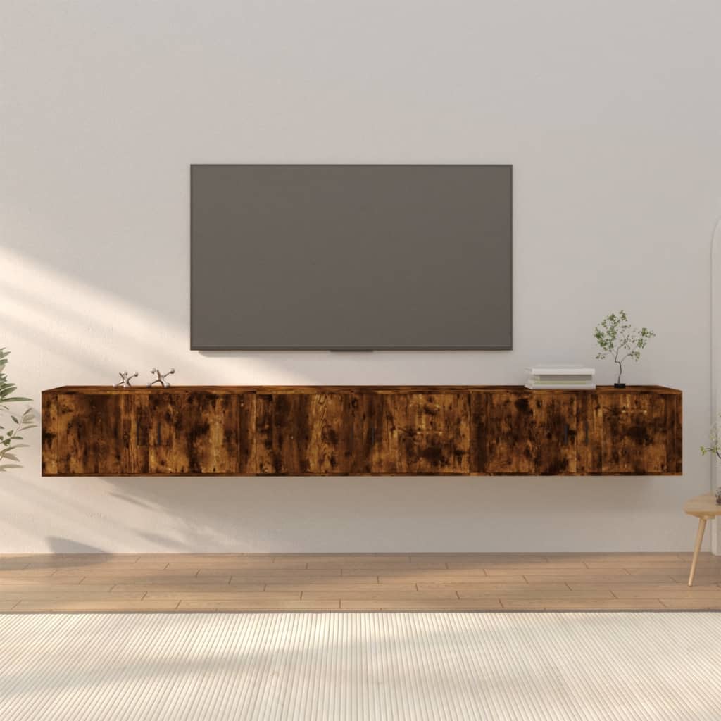 Meubles Tv Muraux 2 Pcs 100X34,5X40 Cm