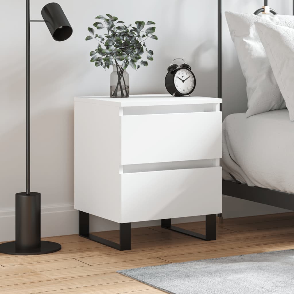 Cabinet De Chevet 2 Pc 40 X 35 X 50 Cm