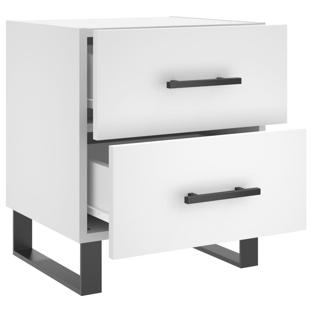 Tables De Chevet 2 Pcs 40X35X47,5 Cm Bois D’ingénierie