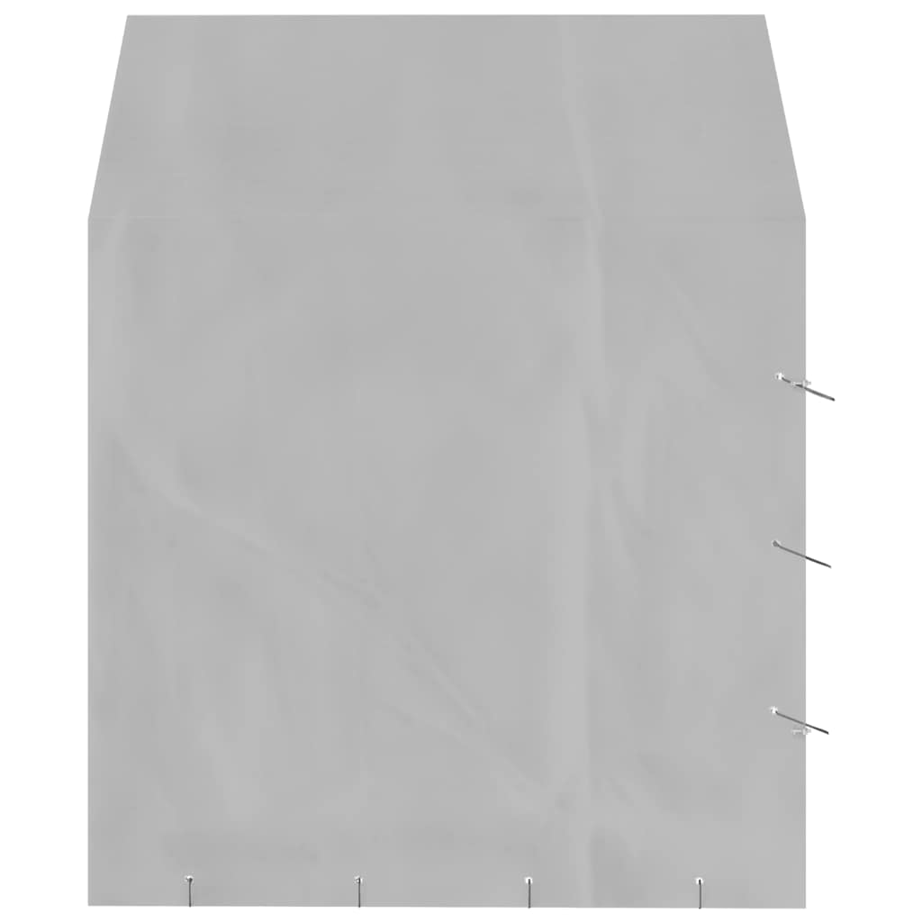 Chenil D'extérieur Pour Chiens Avec Toit Argenté 2X2X2,5 M
