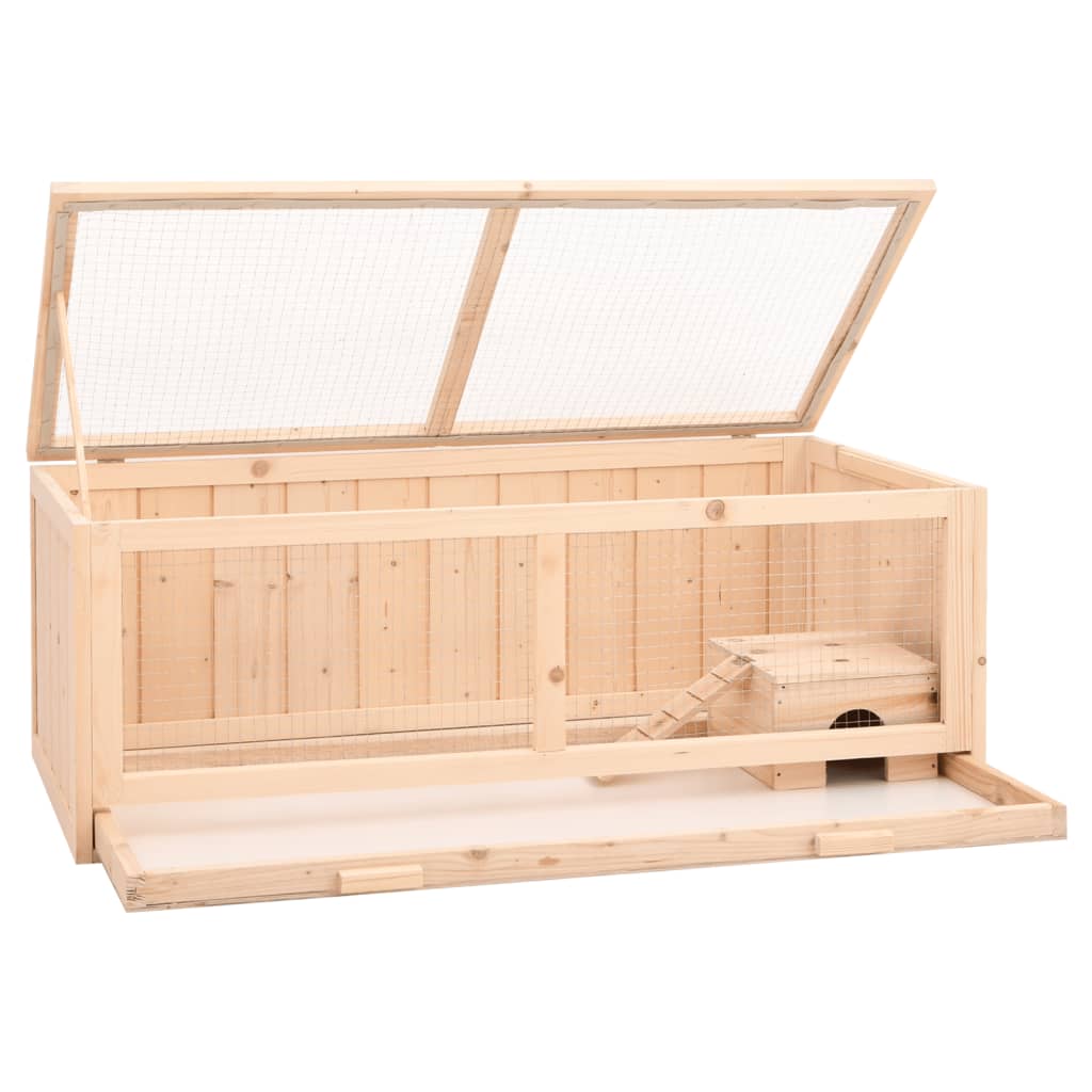 Cage À Hamster 104X52X38 Cm Bois Massif De Sapin