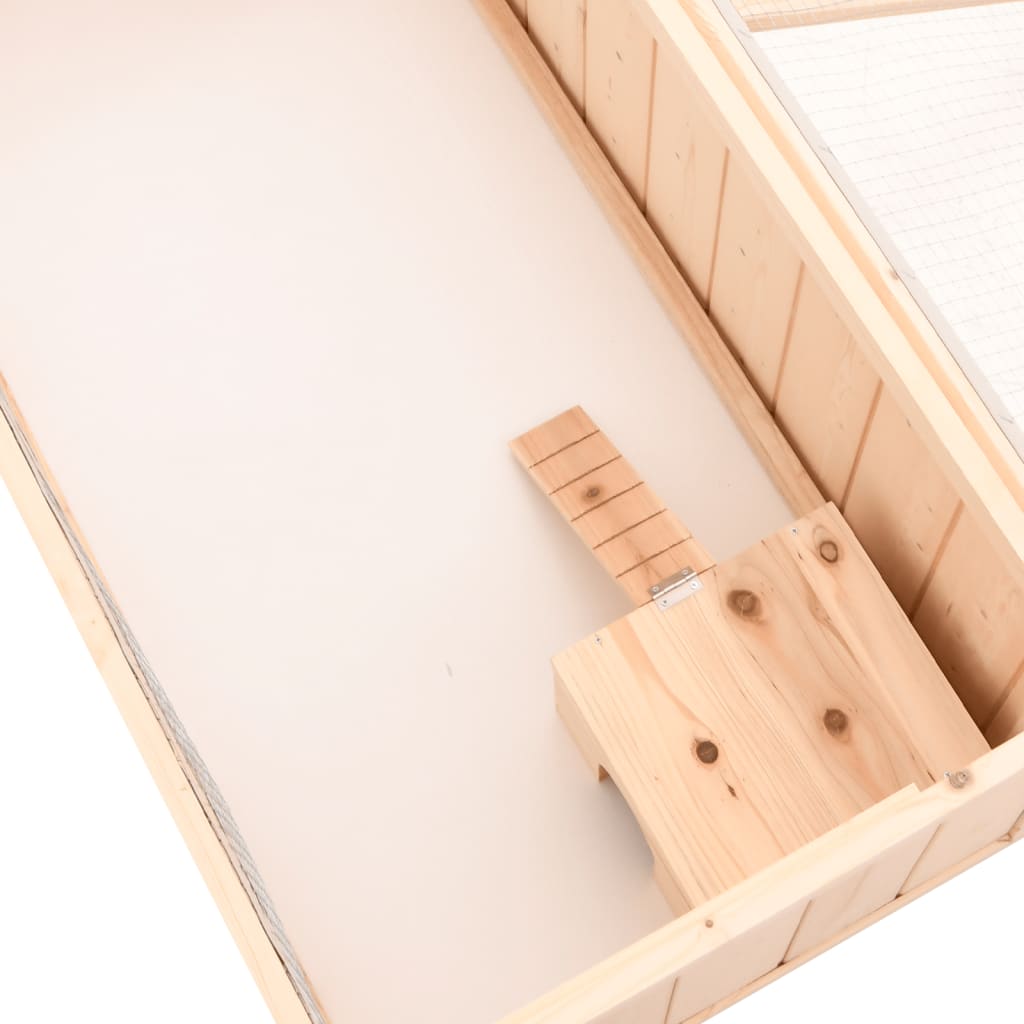 Cage À Hamster 104X52X38 Cm Bois Massif De Sapin