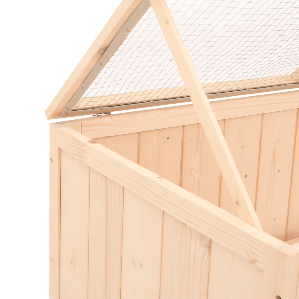 Cage À Hamster 104X52X38 Cm Bois Massif De Sapin