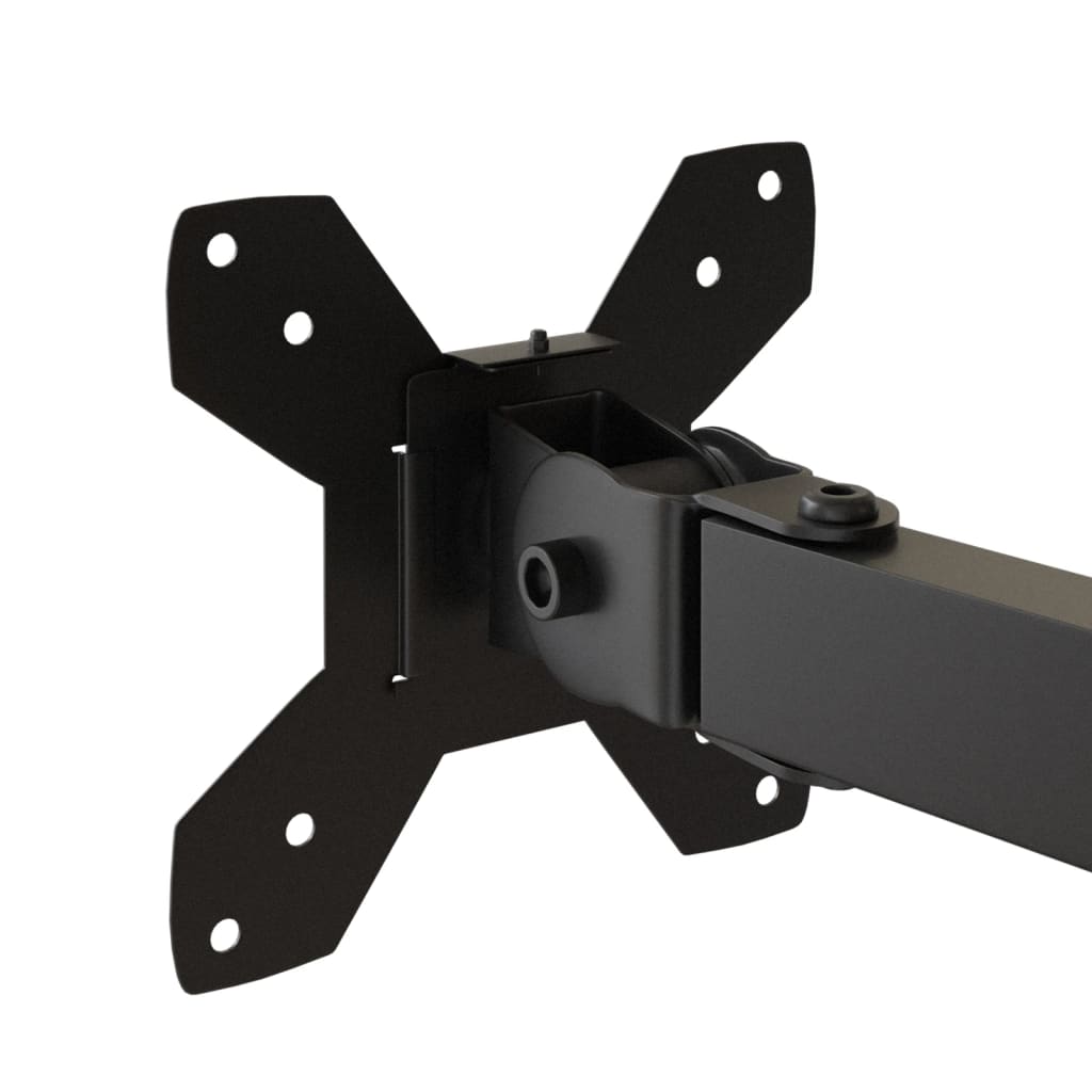 Support De Moniteur Noir Acier Vesa 75/100 Mm