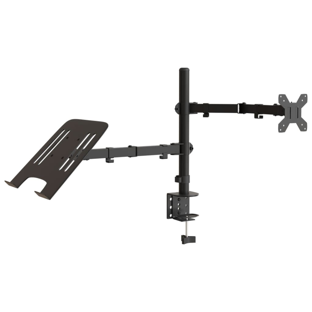Support De Moniteur Noir Acier Vesa 75/100 Mm