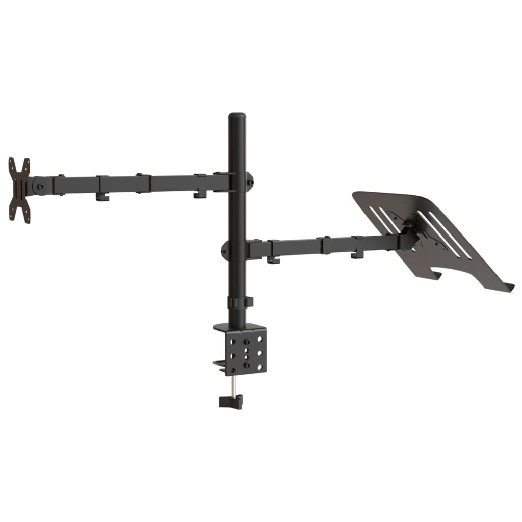 Support De Moniteur Noir Acier Vesa 75/100 Mm