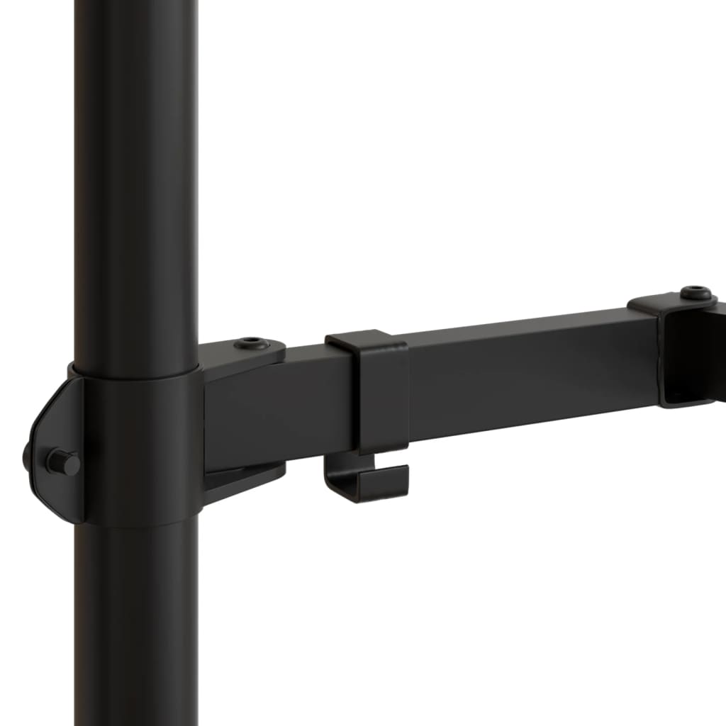 Support De Moniteur Noir Acier Vesa 75/100 Mm