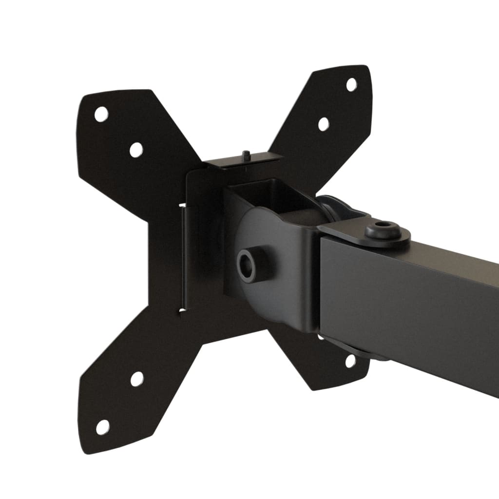Support De Moniteur Noir Acier Vesa 75/100 Mm