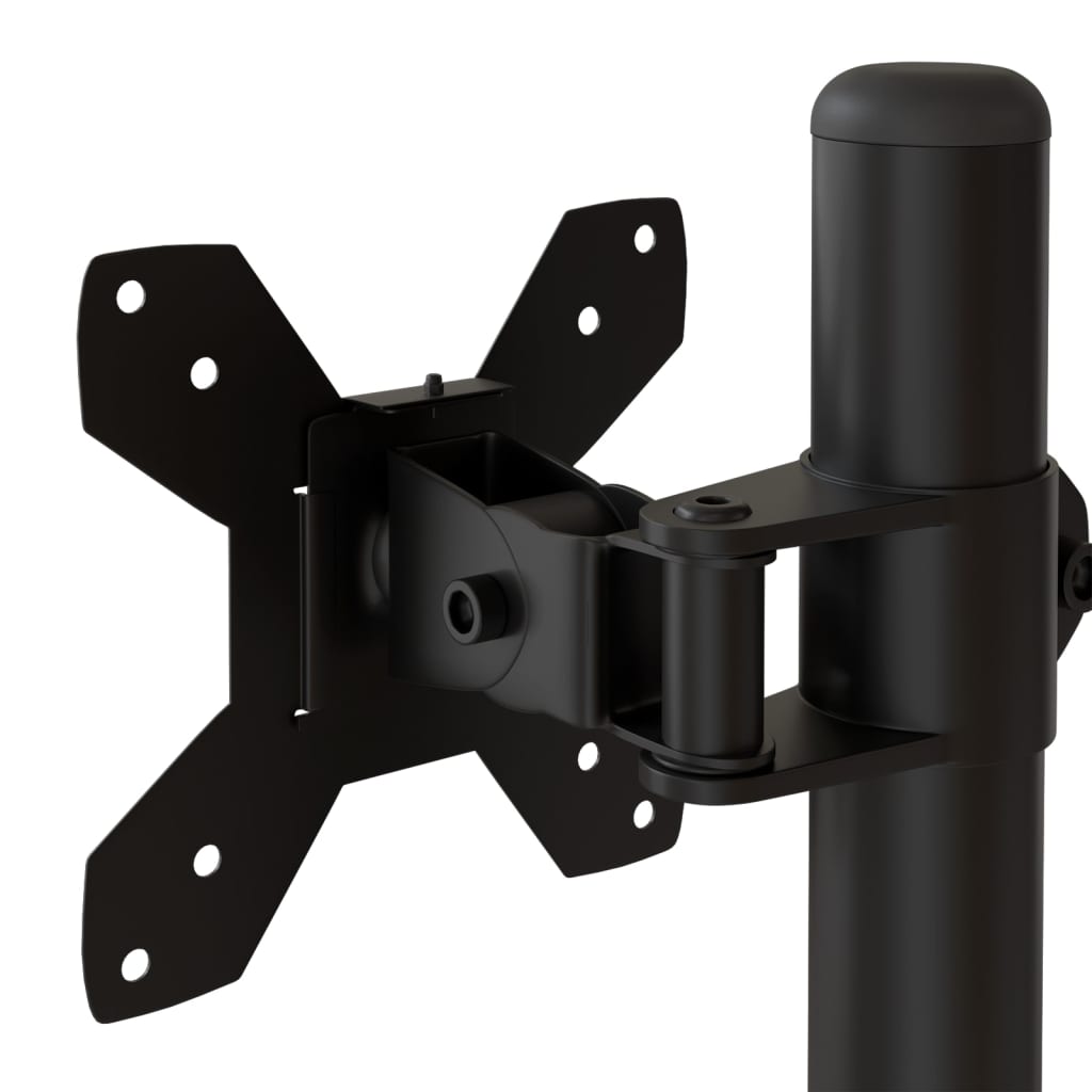 Support De Moniteur Noir Acier Vesa 75/100 Mm