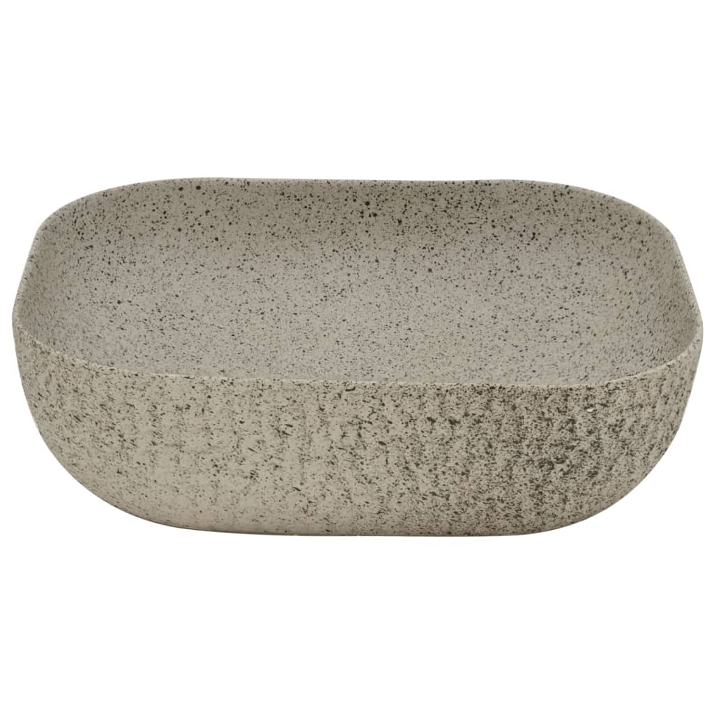 Vasque À Poser Rectangulaire 48X37,5X13,5 Cm Céramique