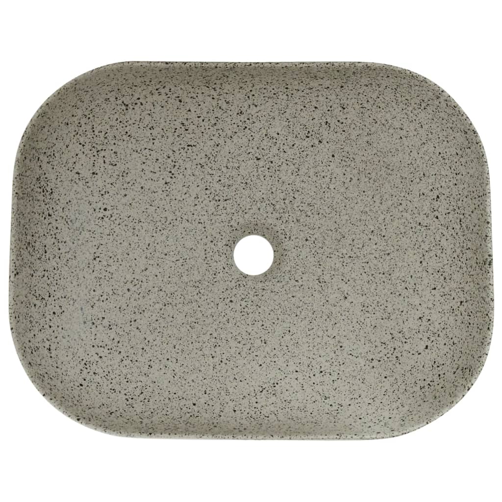 Vasque À Poser Rectangulaire 48X37,5X13,5 Cm Céramique