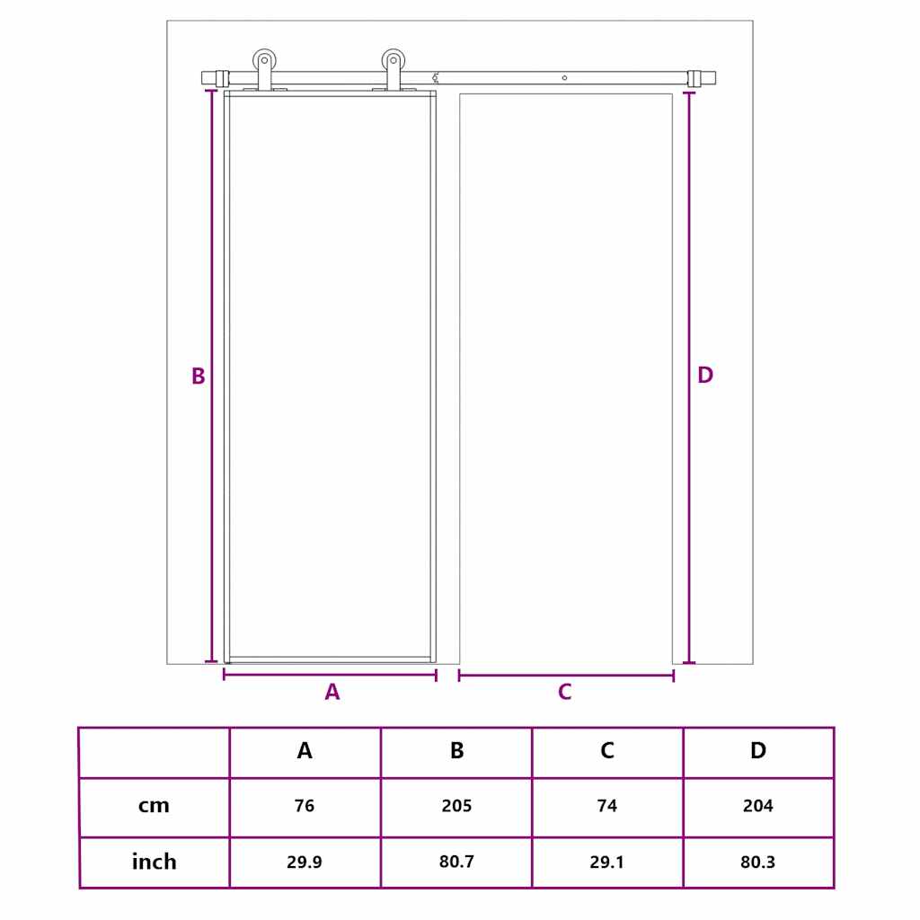 Porte Coulissante Doré Verre Esg Dépoli Et Aluminium Doré Et Mat