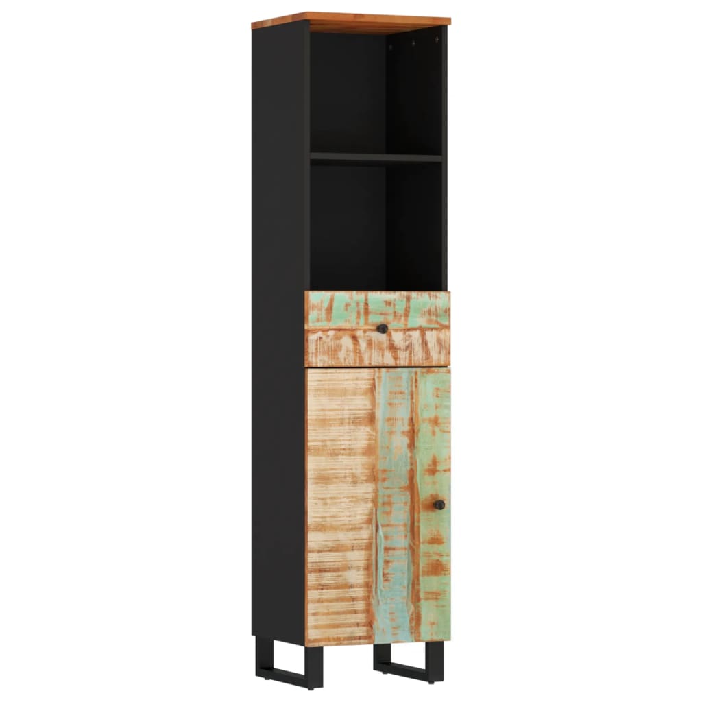 Ensemble De Meubles De Salle De Bain 3 Pcs Bois Massif Récupéré