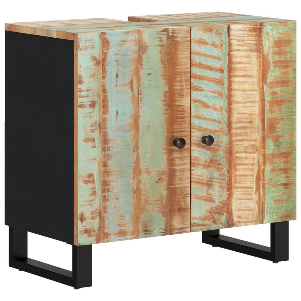 Ensemble De Meubles De Salle De Bain 5 Pcs Bois Massif Récupéré