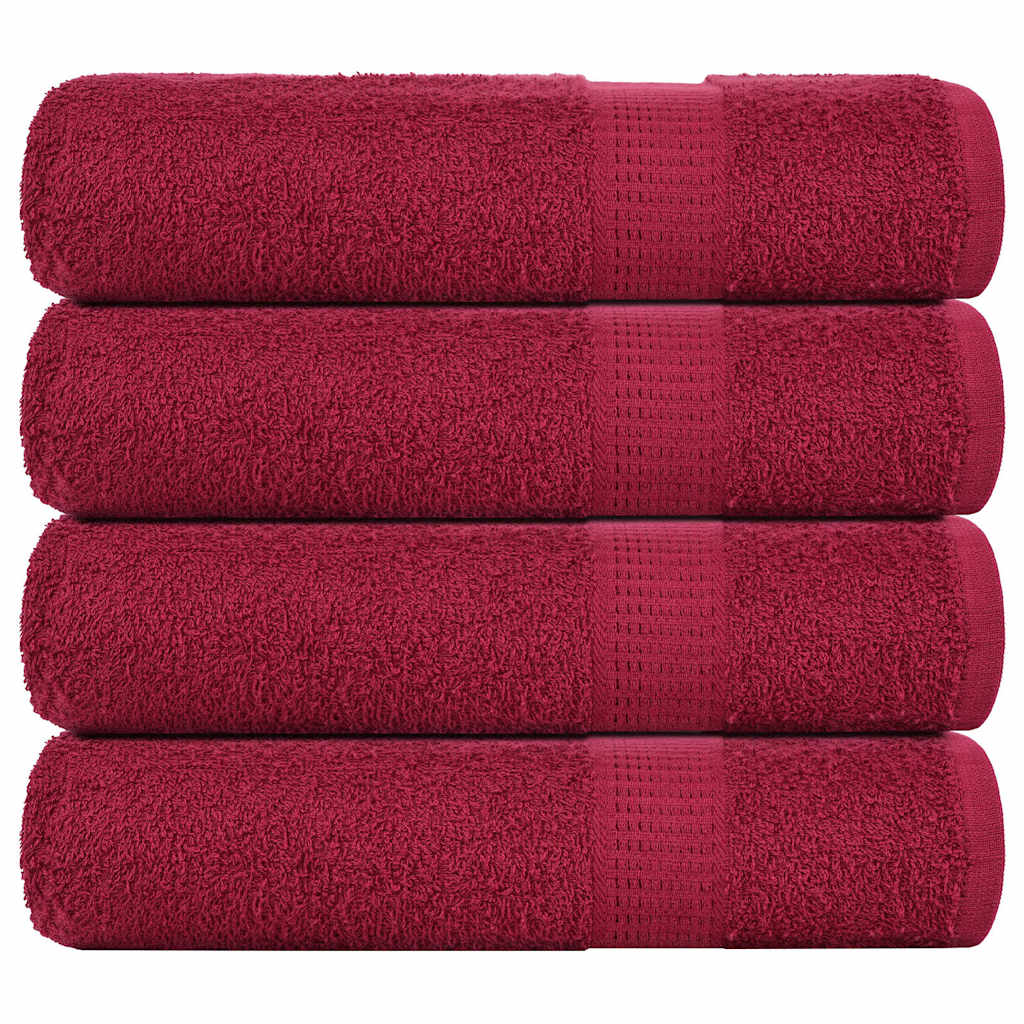 Serviettes De Bain Frogn 4Pcs Vert Pomme 100X150Cm 360 G/M²