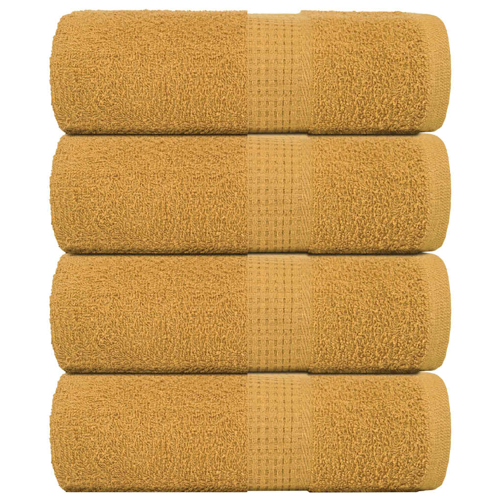 Serviettes De Bain Frogn 4Pcs Vert Pomme 100X150Cm 360 G/M²