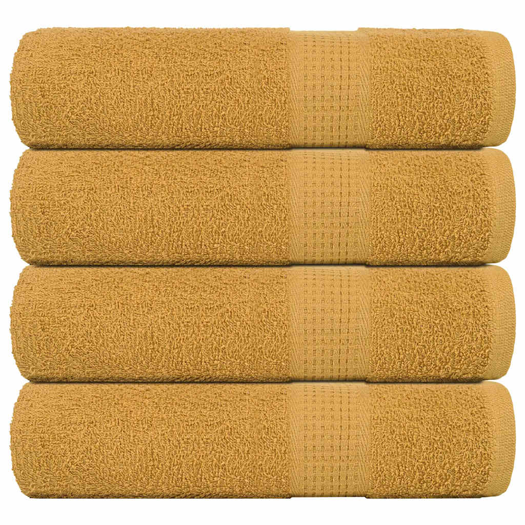Serviettes De Bain Frogn 4Pcs Vert Pomme 100X150Cm 360 G/M²