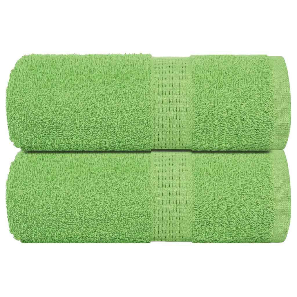 Serviettes De Bain Frogn 4Pcs Vert Pomme 100X150Cm 360 G/M²