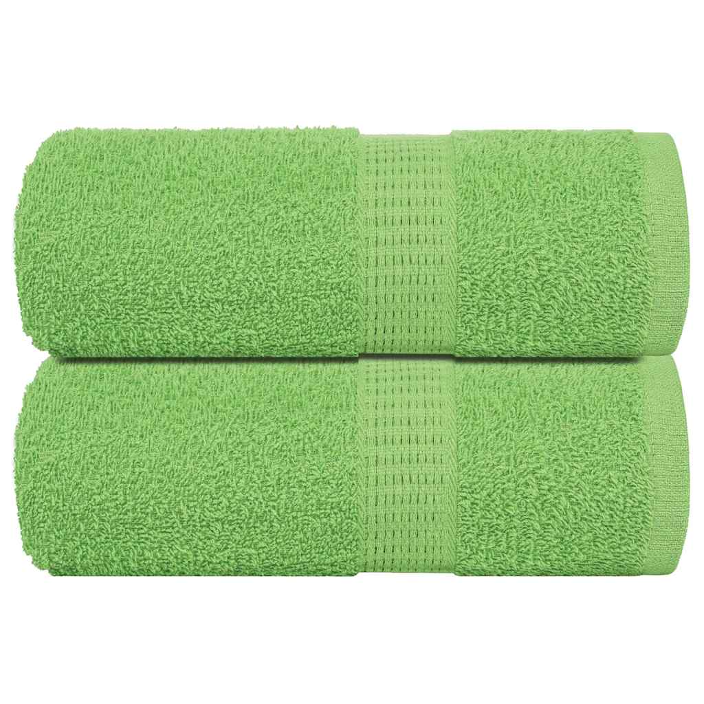 Serviettes De Bain Frogn 4Pcs Vert Pomme 100X150Cm 360 G/M²