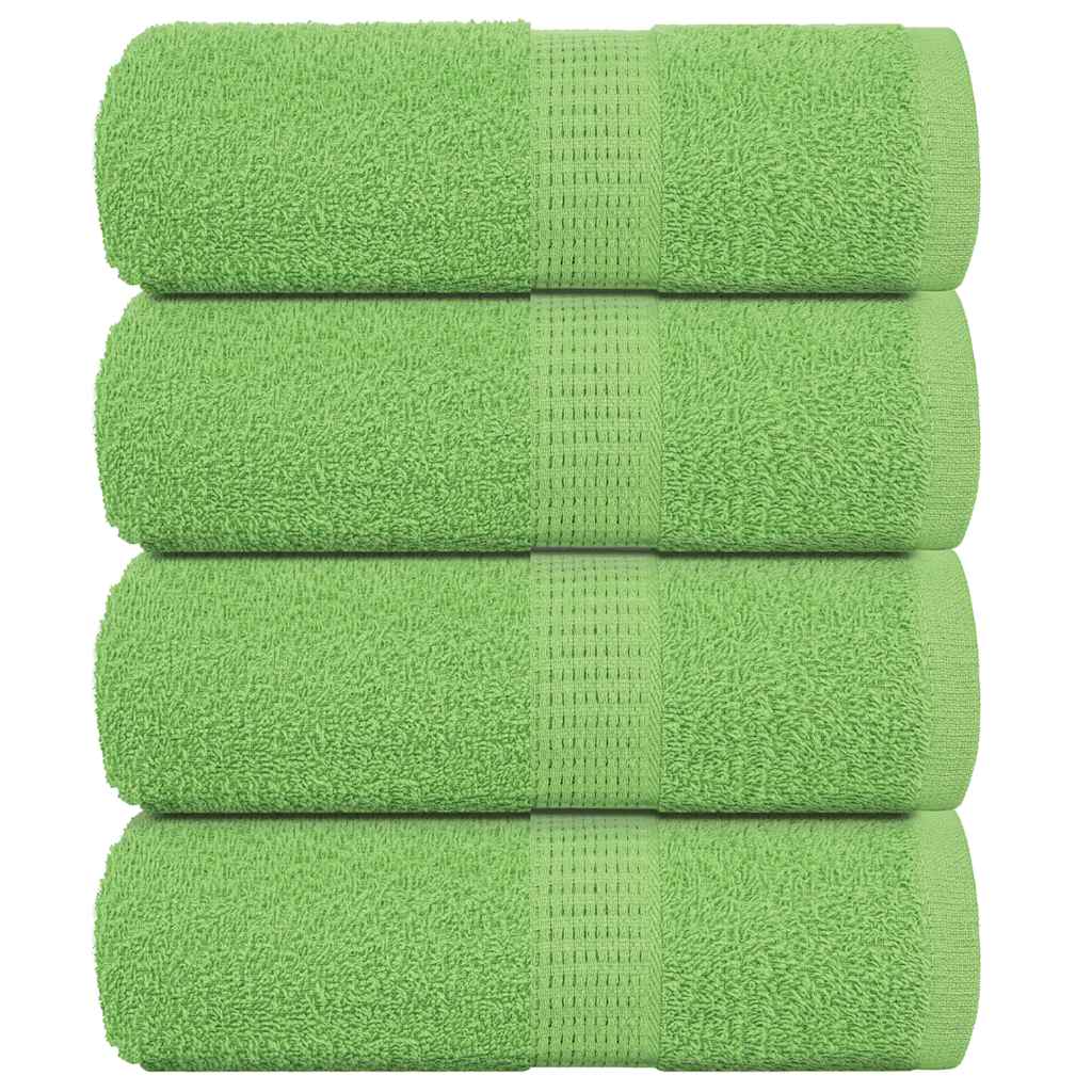 Serviettes De Bain Frogn 4Pcs Vert Pomme 100X150Cm 360 G/M²