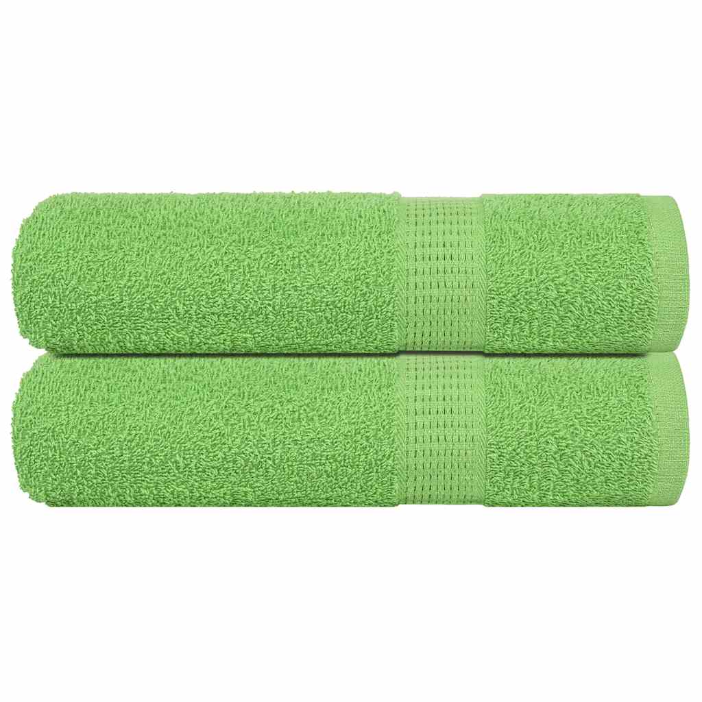 Serviettes De Bain Frogn 4Pcs Vert Pomme 100X150Cm 360 G/M²