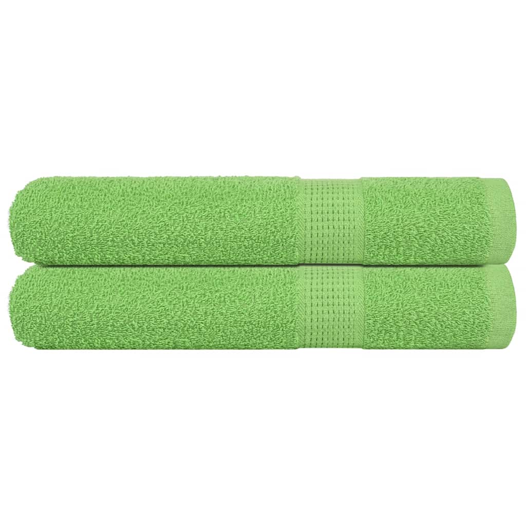 Serviettes De Bain Frogn 4Pcs Vert Pomme 100X150Cm 360 G/M²