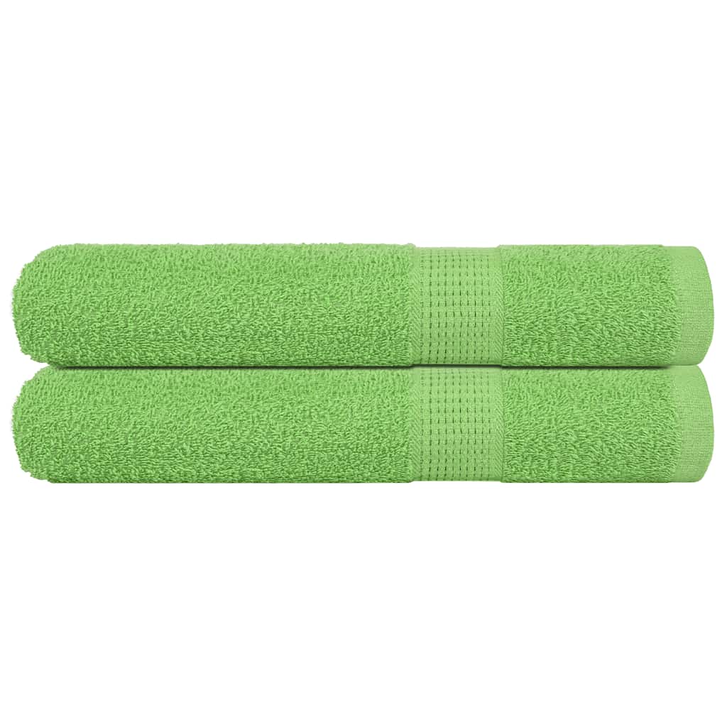 Serviettes De Bain Frogn 4Pcs Vert Pomme 100X150Cm 360 G/M²