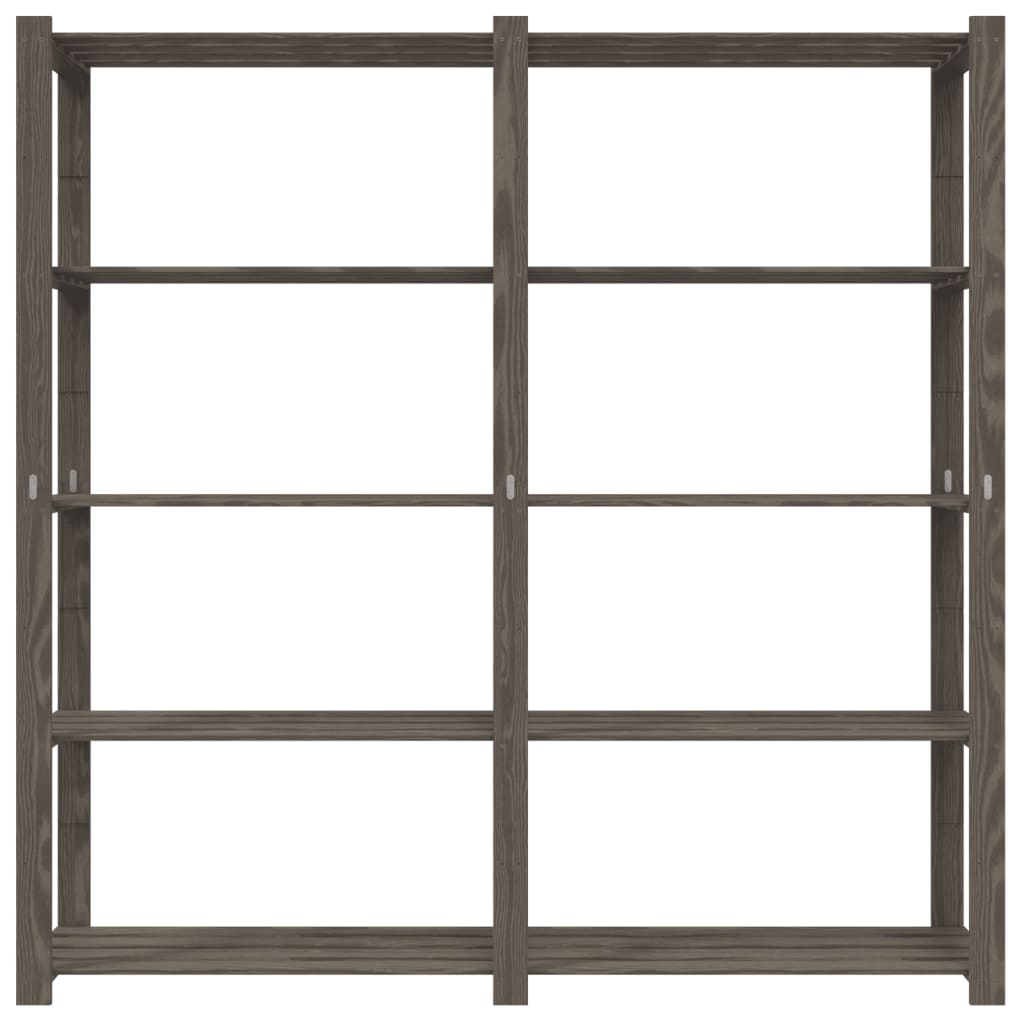 Support De Rangement À 5 Niveaux Bois De Pin 170 X 38 X 170 Cm