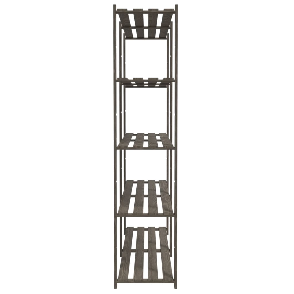 Support De Rangement À 5 Niveaux Bois De Pin 170 X 38 X 170 Cm