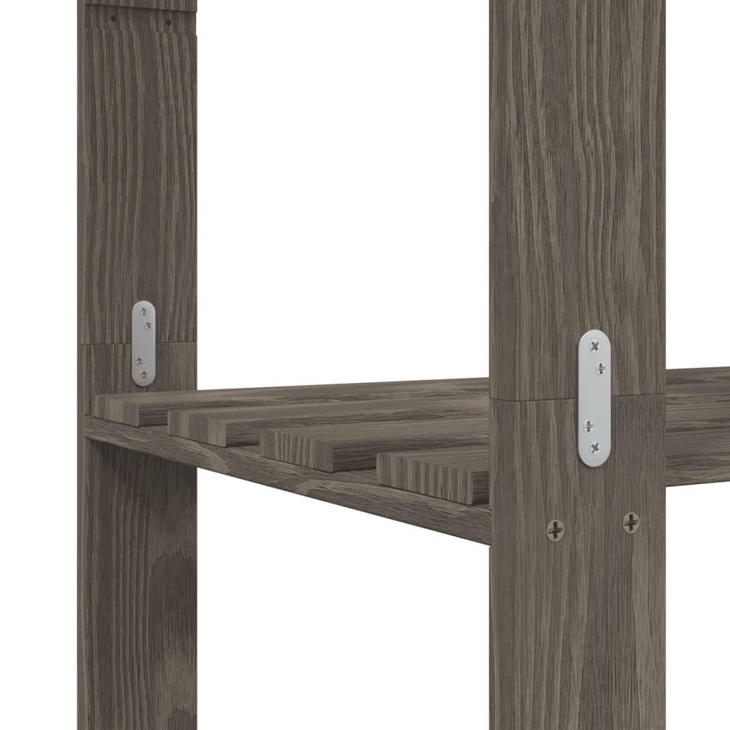 Support De Rangement À 5 Niveaux Bois De Pin 170 X 38 X 170 Cm