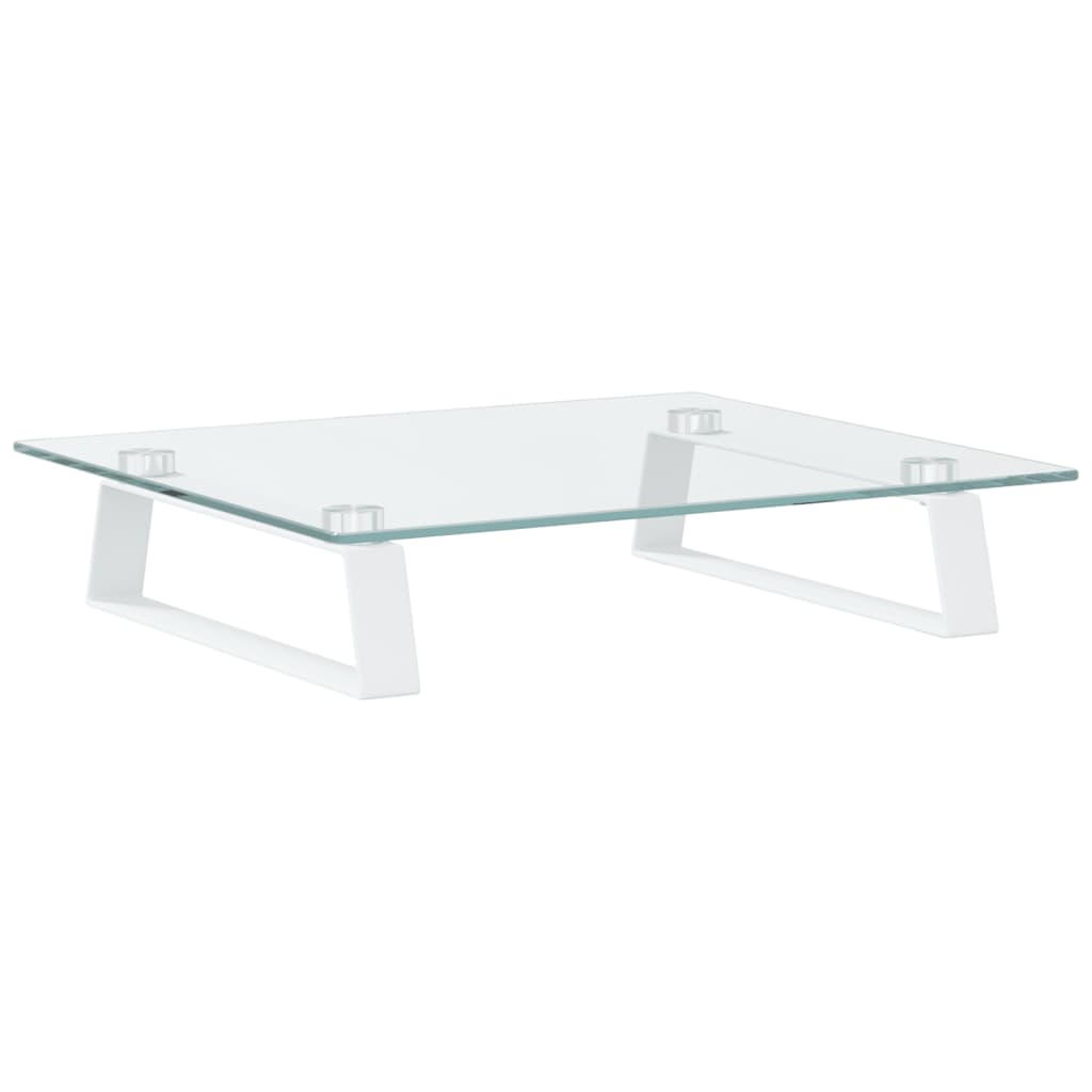 Support De Moniteur Verre Trempé Et Métal