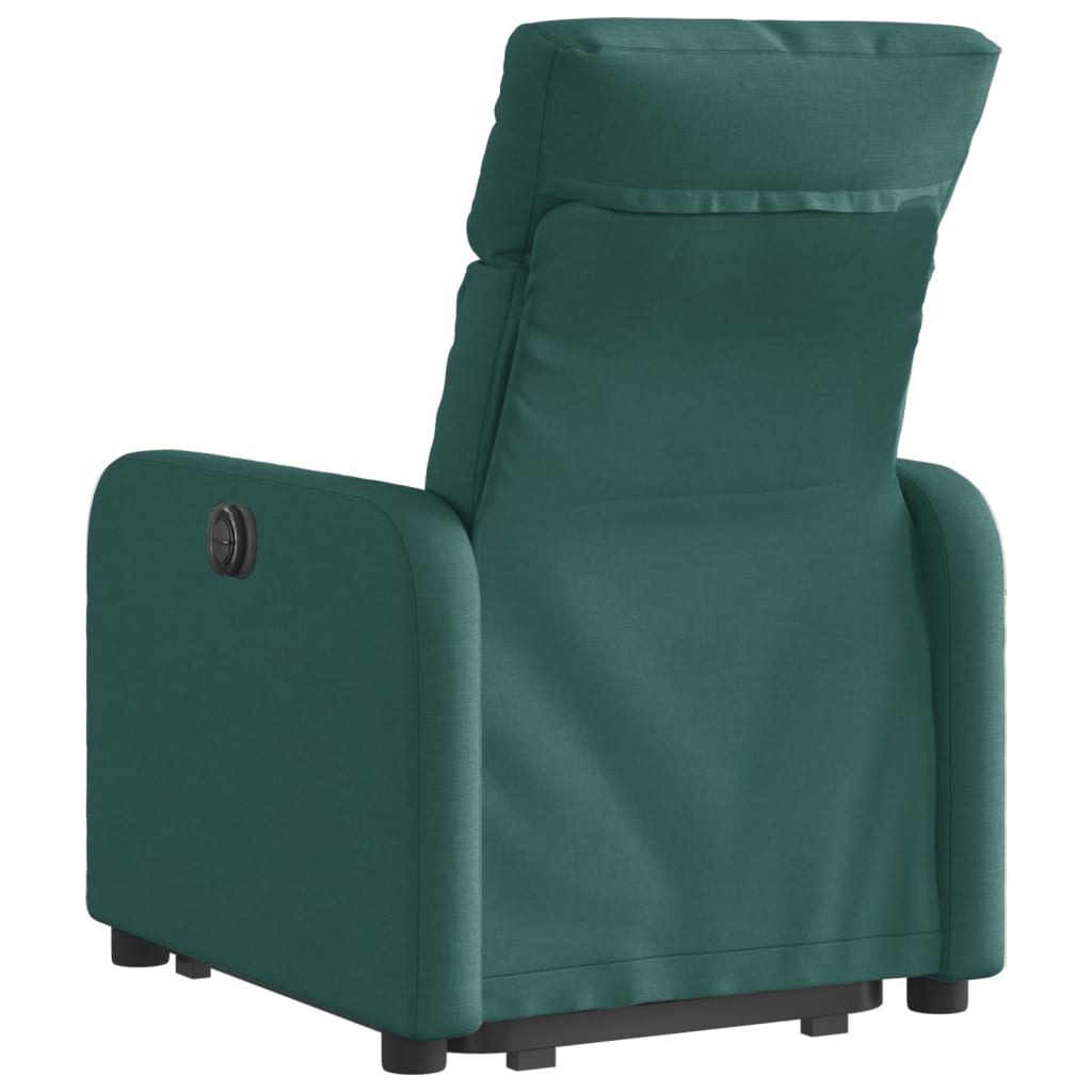 Fauteuil Inclinable Tissu Vert Foncé